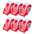 Packing Tape 6 Rolls 65 Yards Clear with Dispenser 2.7 Mil