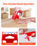 Packing Tape 6 Rolls 65 Yards Clear with Dispenser 2.7 Mil