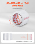 Clear Packing Tape 6 Rolls 65 Yards 2.7 Mil Heavy Duty