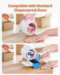 Clear Packing Tape 6 Rolls 65 Yards 2.7 Mil Heavy Duty