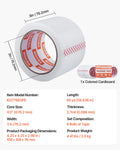 Clear Packing Tape 6 Rolls 65 Yards 2.7 Mil Heavy Duty
