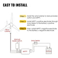 400W Wind Turbine Generator 12V DC 3/5 Blades Controller