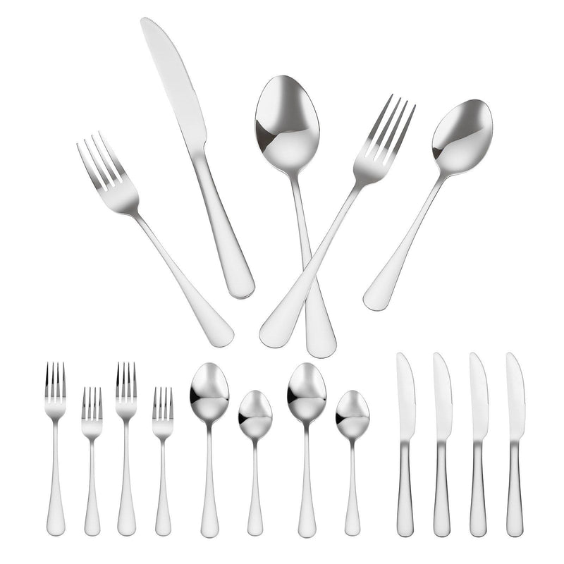 30-Piece Stainless Steel Silverware Set Cutlery Service for 6