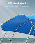 4 Bow Boat Bimini Top 600D Polyester 96