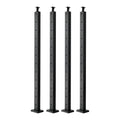4x Cable Railing Post 1067mm Stainless Steel Deck Rail Black