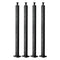 4-Pack Cable Railing Post 914mm Stainless Steel Black Deck