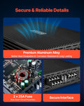 4-Channel Car Amplifier 200W Class AB Bridgeable Stereo Amp