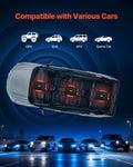 4-Channel Car Amplifier 200W Class AB Bridgeable Stereo Amp