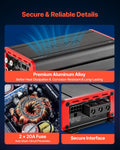 Car Audio 4-Channel Amplifier 272W 4 Ohms Class D Stereo