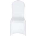 Stretch Spandex Folding Chair Covers, Universal Fitted Chair Cover, Removable Washable Protective Slipcovers, for Wedding, Holiday, Banquet, Party, Celebration, Dining (50PCS White)