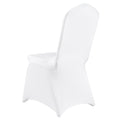 VEVOR Stretch Spandex Chair Covers White 50pcs Folding Fitted Washable
