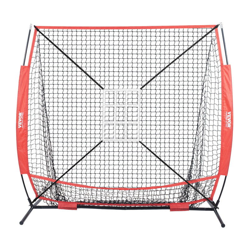 Baseball Training Net 5x5 Portable Hitting Batting Catching Kit