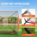 Baseball Training Net 5x5 Portable Hitting Batting Catching Kit