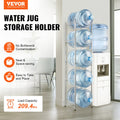 5 Tier Water Bottle Holder Rack 5 Gallon Jug Silver