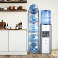 5 Tier Water Bottle Holder Rack 5 Gallon Jug Silver