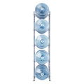 5 Tier Water Bottle Holder Rack 5 Gallon Jug Silver