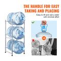 Water Jug Holder 3 Tier 5 Gallon Bottle Rack Silver