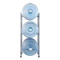 Water Jug Holder 3 Tier 5 Gallon Bottle Rack Silver