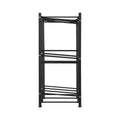 3 Tier Water Bottle Holder 5 Gallon Jug Rack 6 Bottles Black