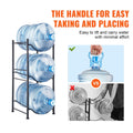 3 Tier Water Bottle Holder Rack 5 Gallon Black
