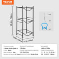3 Tier Water Bottle Holder Rack 5 Gallon Black