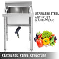 Stainless Steel Sink 1 Compartment 44.4x41.9cm Kitchen Farmhouse