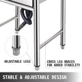 Stainless Steel Sink 1 Compartment 44.4x41.9cm Kitchen Farmhouse