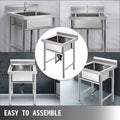 Stainless Steel Sink 1 Compartment 44.4x41.9cm Kitchen Farmhouse