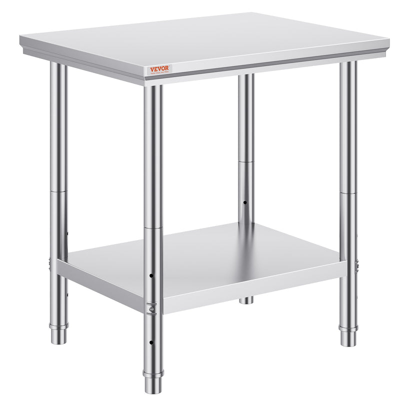 Commercial Stainless Steel Work Table 24x30x32 Inch