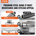 Stainless Steel Kitchen Bench 910x610mm Commercial Food Prep Table