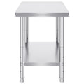 Stainless Steel Kitchen Bench 910x610mm Commercial Food Prep Table