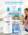 Water Distiller 6L Countertop Purifier Machine 900W Plastic