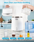 Water Distiller 6L Countertop Purifier Machine 900W Plastic