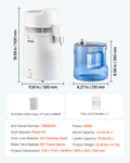 Water Distiller 6L Countertop Purifier Machine 900W Plastic