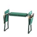 Garden Kneeler Seat Folding Stool 6in Wide 2 Tool Bags