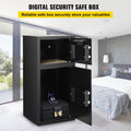 Large Double Door Security Safe Box 2.6 Cubic Feet Digital Lock Black