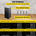 Large Double Door Security Safe Box 2.6 Cubic Feet Digital Lock Black