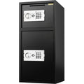 Large Double Door Security Safe Box 2.6 Cubic Feet Digital Lock Black