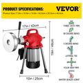 Sectional Pipe Drain Cleaner 0.75-4