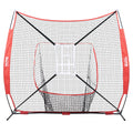 Baseball Softball Practice Net 7x7 Portable Training Bow Frame