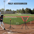 Baseball Softball Practice Net 7x7 Portable Training Bow Frame