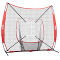 Baseball Softball Practice Net 7x7 Portable Training Bow Frame