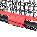 7x7 ft Baseball Softball Practice Net, Portable Baseball Training Net for Hitting Catching Pitching, Backstop Equipment with Bow Frame, Carry Bag, Strike Zone, 12 Balls, Tee, and Ball Collector