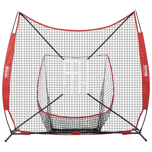 Baseball Softball Practice Net 7x7ft Hitting Catching Pitching Training