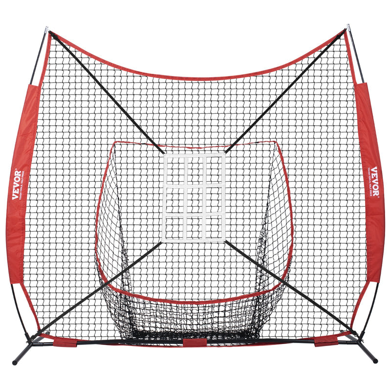 Baseball Softball Practice Net 7x7ft Hitting Catching Pitching Training
