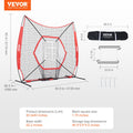 Baseball Softball Practice Net 7x7ft Batting Catching Pitching Training