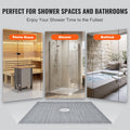 Shower Pan Kit 1828x1828mm 50.8mm Central Flange Stainless Steel Grate