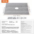 Shower Pan Kit 1828x1828mm 50.8mm Central Flange Stainless Steel Grate