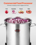 Devanti 18L Food Processor Vegetable Chopper Stainless Steel