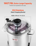 Devanti 18L Food Processor Vegetable Chopper Stainless Steel